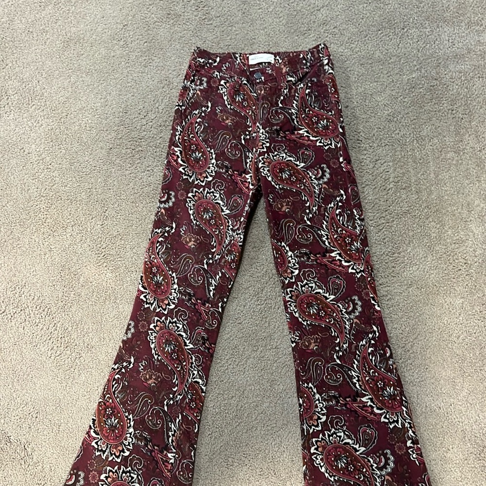 Women Paisley flare pants